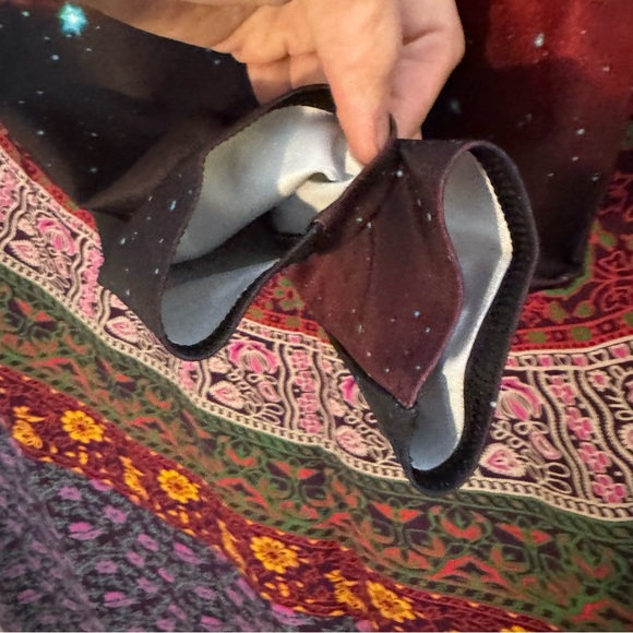 Galaxy Pink Suspender Leggings- Size Medium- Blackmilk Clothing - Picture 5 of 9